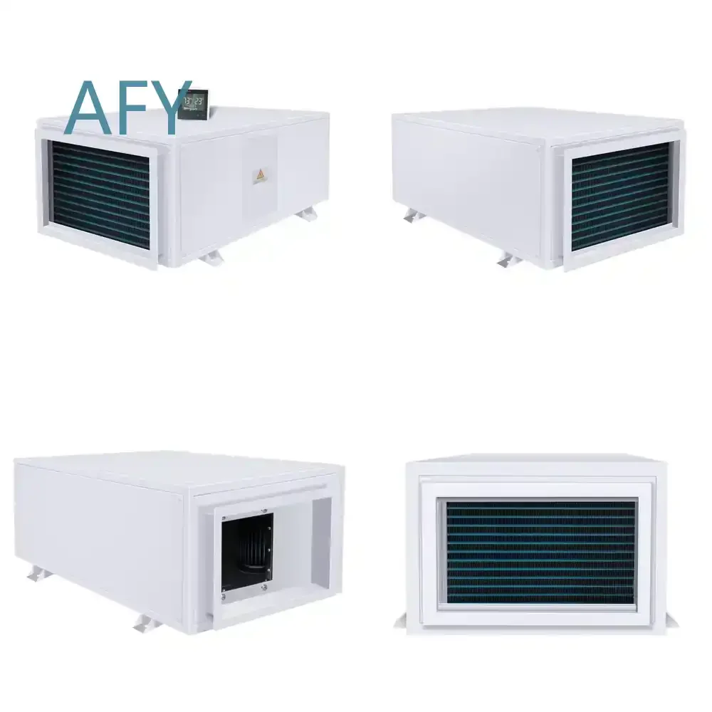 Commercial Dehumidifier 90L for Ceiling Mounted Pipe Duct Dehumidifier HVAC System for Commercial Building Office Warehouse