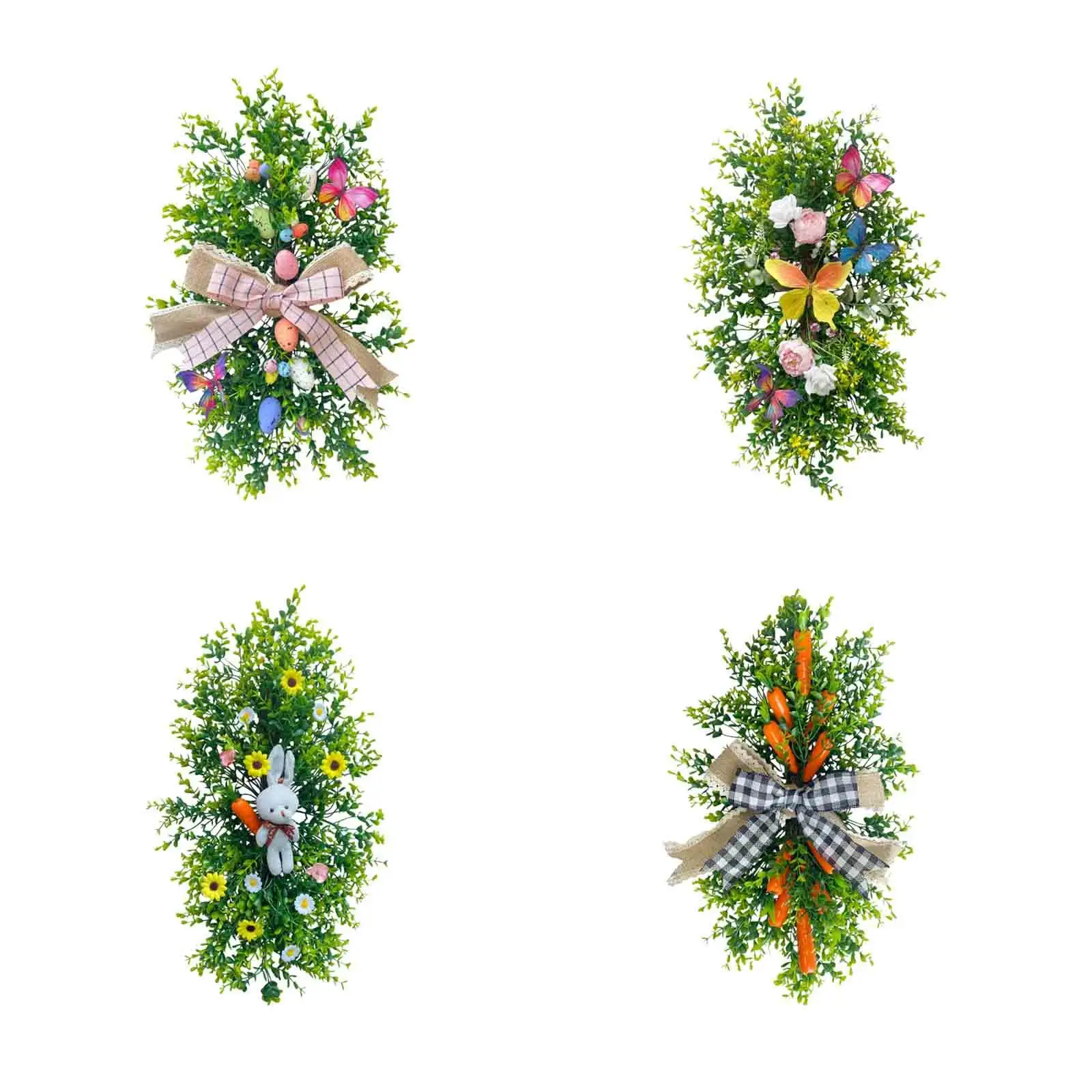 Easter Artificial Vine Decorative Durable Accessory with Leaves Vine for Tree Fireplace Arch Eye Catching Garland Decorations