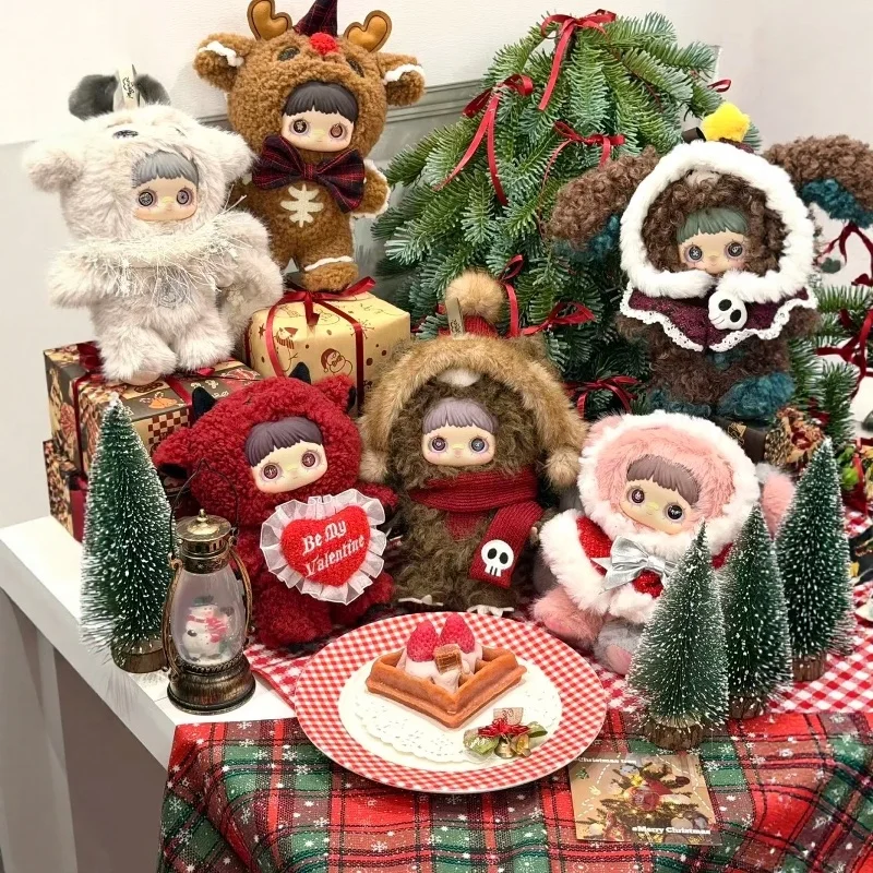 

Новая оригинальная серия Maymei Winter Weirdness, слепая коробка, игрушки, милый виниловый плюшевый кулон, фигурка куклы, загадочная коробка, рождественский подарок для девочек