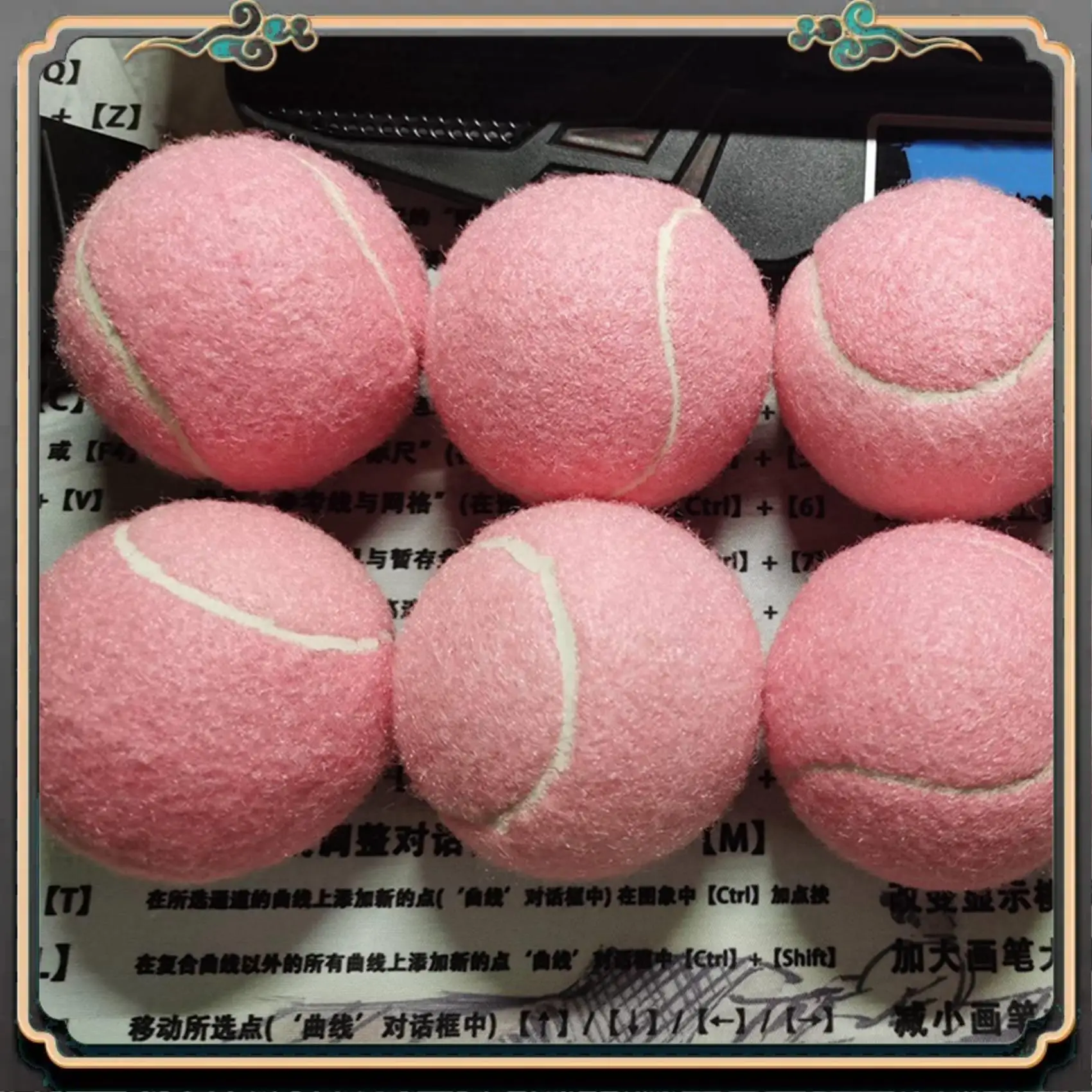 

Розовые теннисные мячи премиум-класса, 24 шт., износостойкие эластичные тренировочные мячи, 66 мм, женские тренировочные теннисные мячи для начинающих для клуба