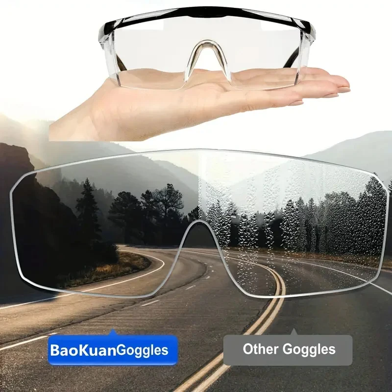 20 قطعة نظارات ركوب الدراجات يندبروف الغبار مقاوم للماء نظارات واقية سلامة العمل مكافحة سبلاش نظارات حماية العين نظارات