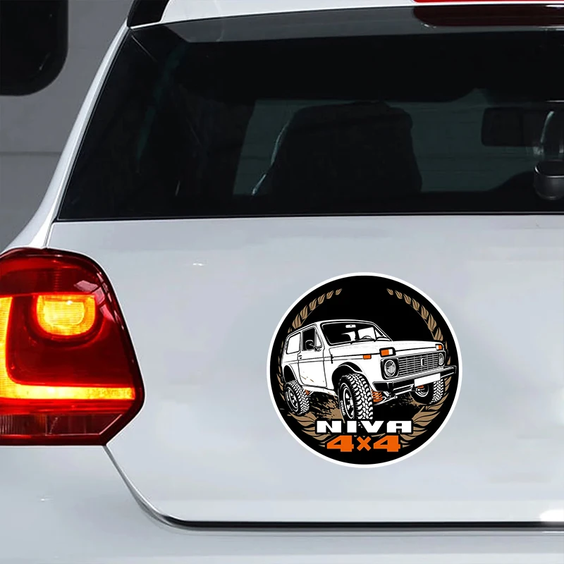 V1160# 13 CM/30 CM Self-adhesive Decal Нива 4х4 Car Sticker Waterproof Auto Decors on Bumper Rear Window Laptop