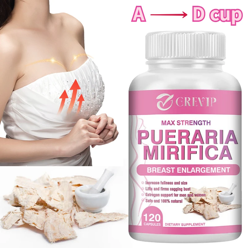 Pueraria Mirifica Capsules - Supports Healthy Skin and Hair, Promotes Breast Development, Vaginal Health, Improves Mood
