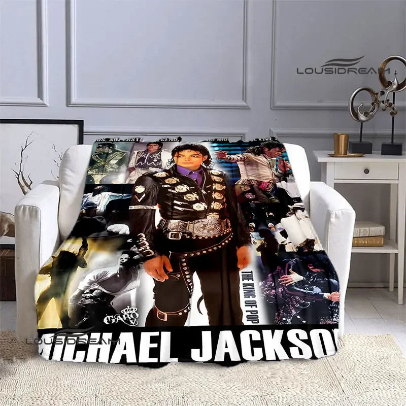 Coperte stampate retrò Michael Jackson, coperte per letti, coperte morbide e confortevoli, fodere per letti, regalo di compleanno