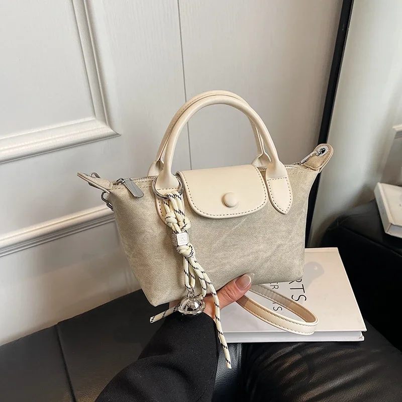 

Elegant Ladies Handbag Vintage Inspired Leather Tote Purse Women's Classic Shoulder Bag With Brass Feet & Top Handle