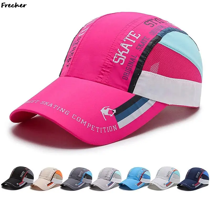 Quick Drying Golf Caps Summer Beach Sports Snapback Hats Men Women 2023 Breathable Baseball Cap Fitness Mesh Hat Comfortable