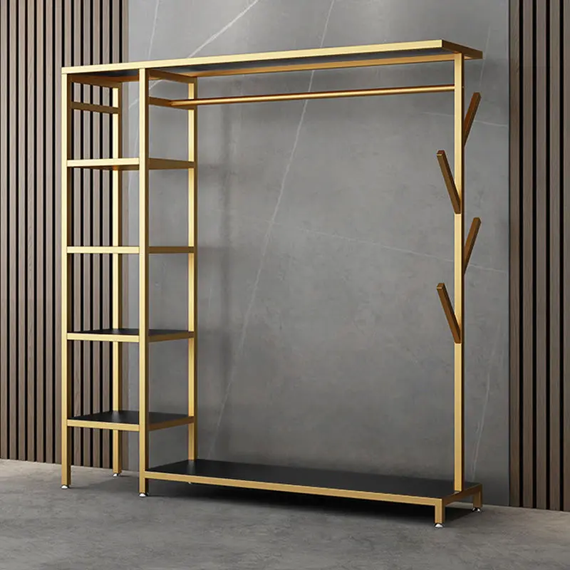 Custom. Clothes Hanger Bedroom Floor Household Pendants Vertical Bed & Breakfast Coat Rack Room Shoe Rack Integrated Clothes Han