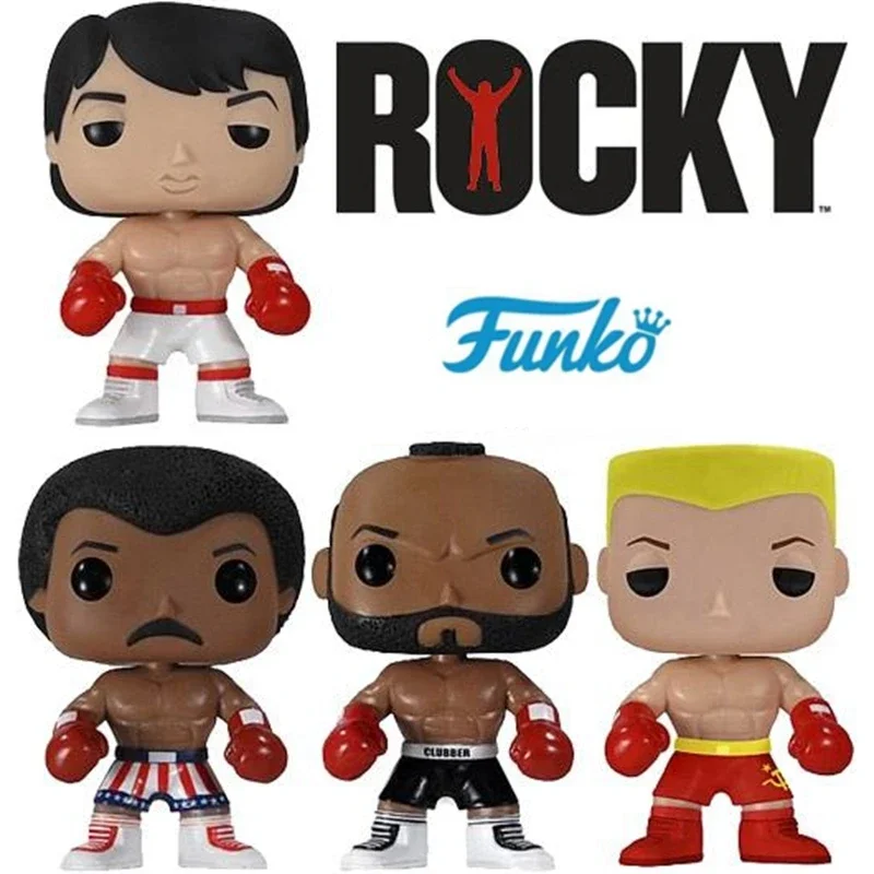 NEW FUNKO POP Movies Rocky CLUBBER LANG #20 IVAN DRAGO #21 Manny Pacquiao #37 PVC Action Figure POP Toys Collection Dolls Gifts