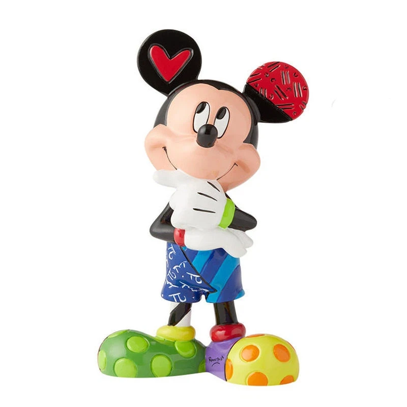 Nouveau produit en Stock personnage de dessin animé classique 6 pouces Mickey pensant ornement Mickey Figurine pour garçons et filles cadeau Surprise