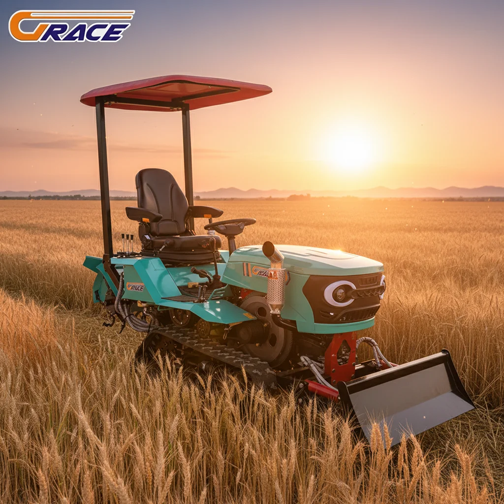 Customize Multi Purpose Crawler Tractor Farm Equipment With Various Attachments