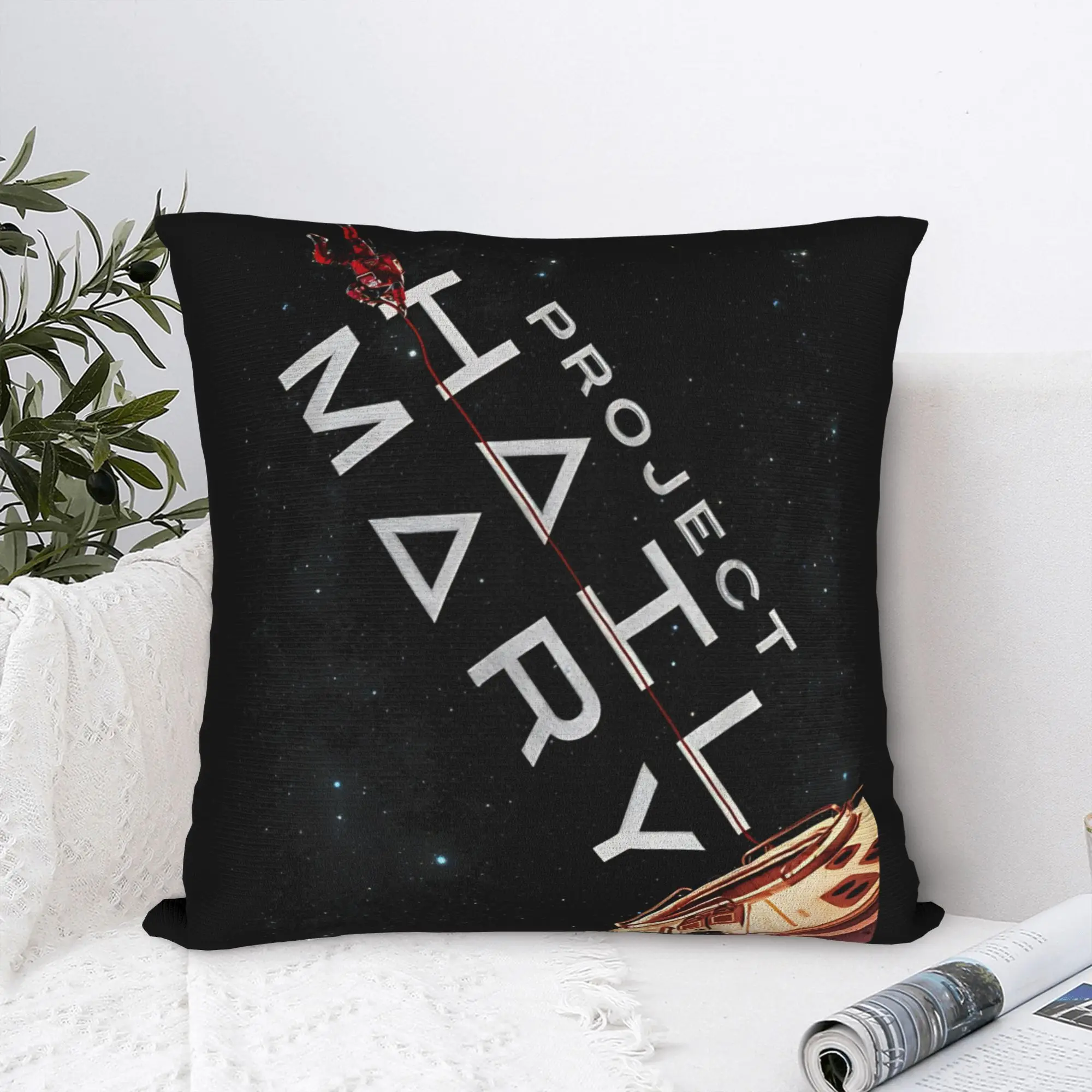 Project Hail Mary Pillowcases  Retro Trendy Pillow Case For Sofa Home Decoration Design Pillow Cover