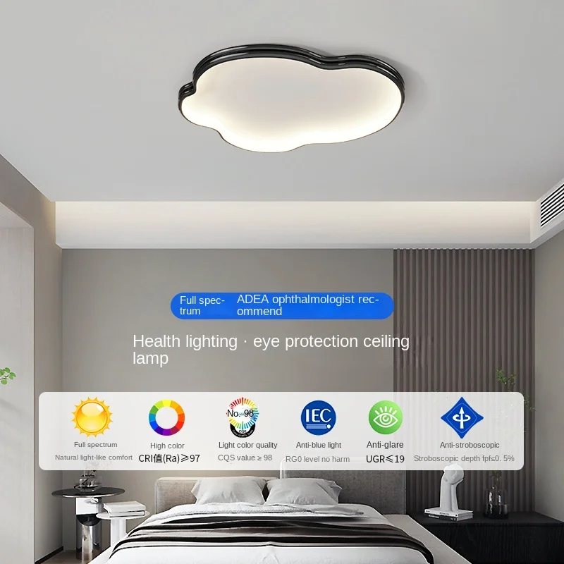 Bedroom full spectrum eye care book homeowners bedroom light pack House Cream wind creative cloud ceiling 