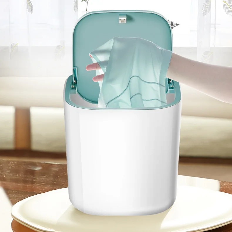 3.8L Electric Roller Mini Washing Machine Ultrasonic disinfect Turbo  Portable Quick Clean Washing Tool For Travel Dormitories