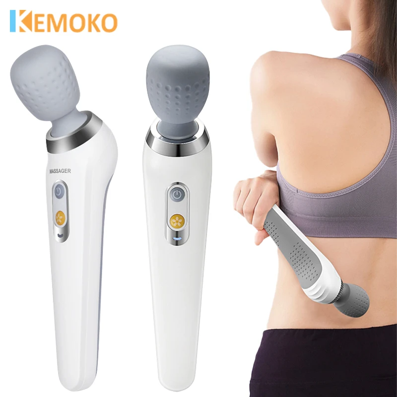 

Electric Fascia Gun Massage Stick Muscle Stimulation Massage Hammer Muscle Relax Muscle Pain Relif Body Neck Shoulder Massager