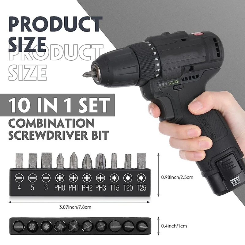 14 Pcs Flexible Drill Bit Extension Set 1/4 Inch Hex Bendable Drill Bit Extension 105 Right Angle Drill 90 Right Angle Black