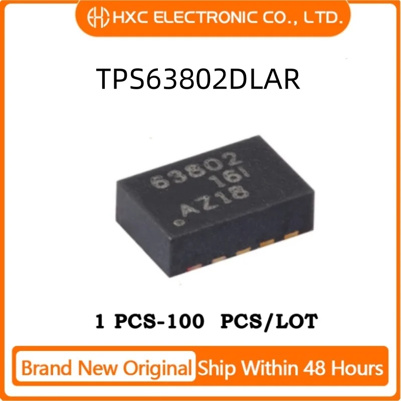 50PCS/100PCS 100% New IC TPS63802DLAR TPS63802 63802 QFN-10