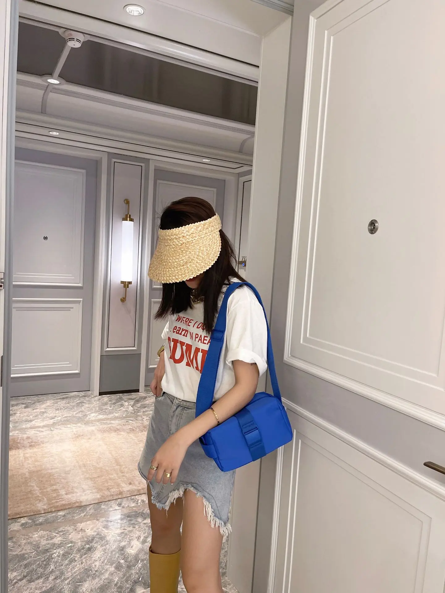 Multicolor Personalized Casual Sport Crossbody Toast pocket Canvas Bag