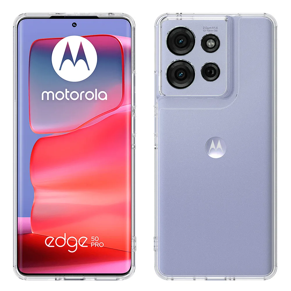 Shockproof Acrylic Clear Hard Case For Motorola Moto G75 G55 G35 G85, Slim Non-Yellowing Crystal Transparent TPU PC Phone Cover