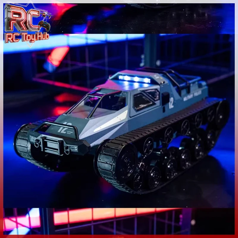 

Full Scale Rc Tank Realistic Tracked Military Vehicle All-Terrain Off-Road Crawler Rechargeable Simulation Model Gift For Adults