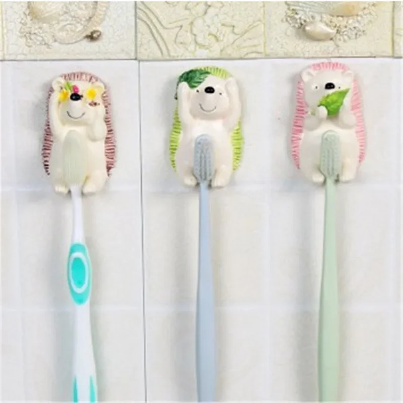 Creative Cartoon Resin Viscose Toothbrush Rack Wall Hanging Couple Toothbrush Rack Toothbrush Rack