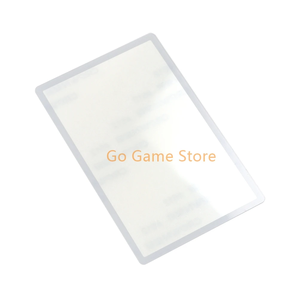 10pcs For Nintendo 2DS New Black White Top Upper LCD Screen Lens Plastic Panel Cover with Adhesive