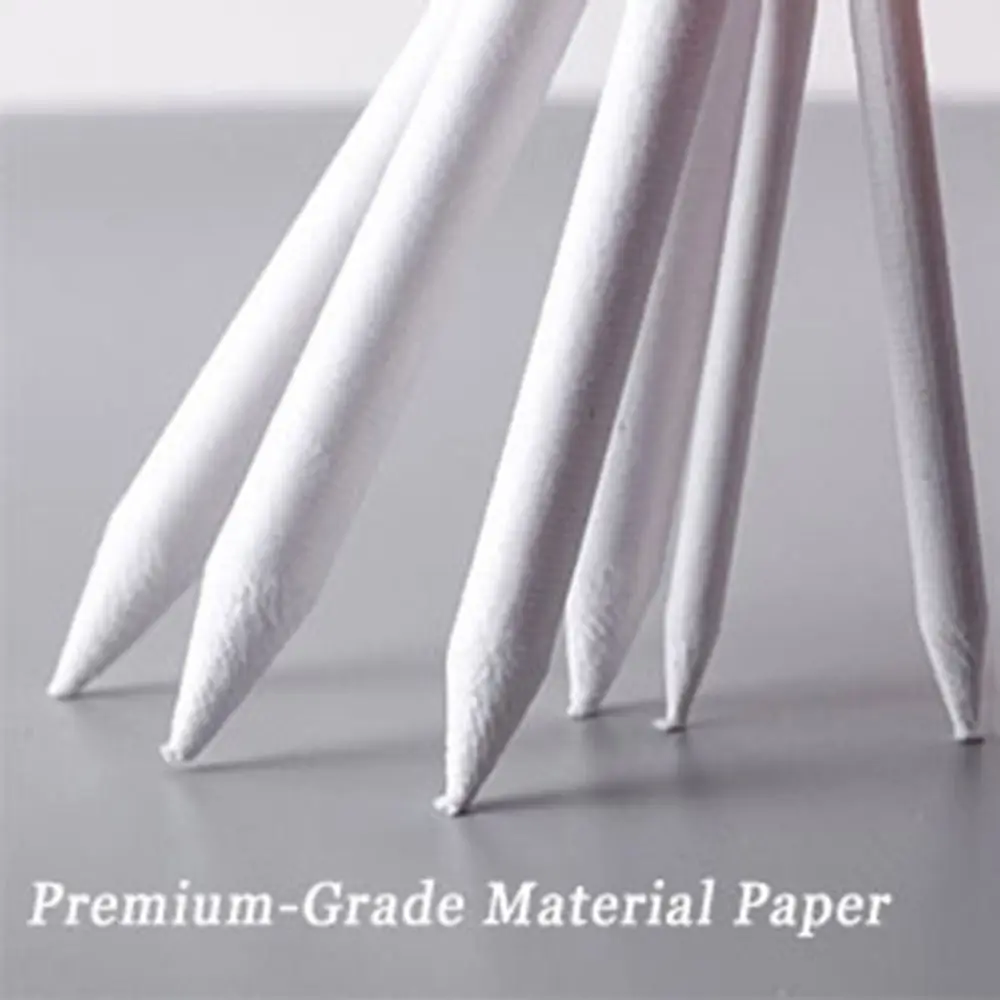 16pcs Solid Blending Stump and Tortillion Set Durable Exquisite Paper Art Blenders with Sandpaper Pencil Sharpener Convenient