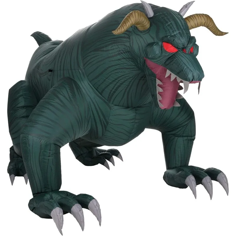 

5 футов «Охотники за привидениями», собака-терор, надувное украшение для дома и улицы, «Охотник за привидениями», демон, собака, декор для переднего двора ST