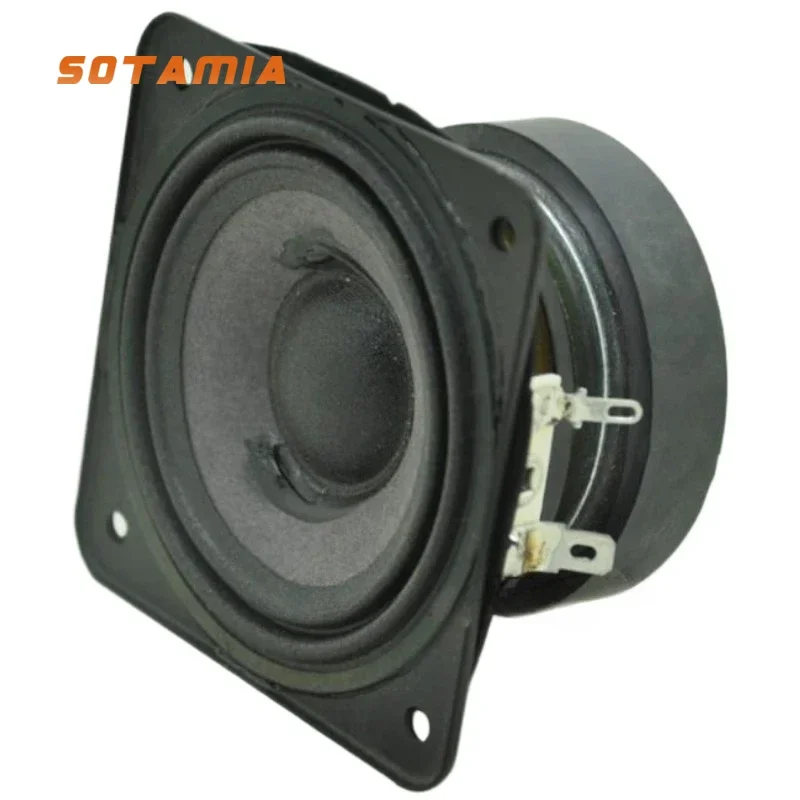 SOTAMIA 1Pcs 3 Inch Full Range Speaker 8 Ohm 30W DIY Audio Bluetooth Speaker Foam Folding Ring Edge Power Loudspeaker For SONY