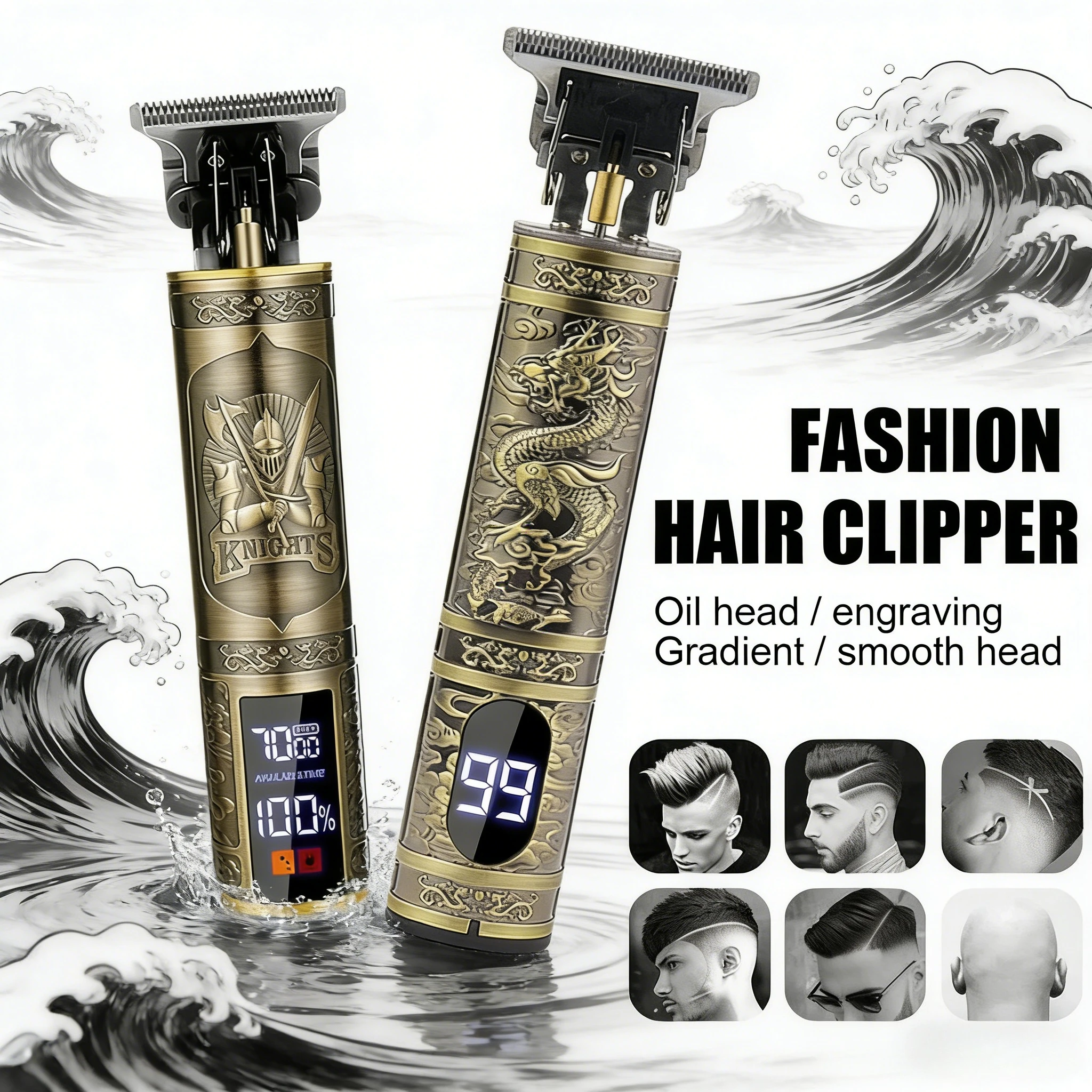 

Электрическая машинка для стрижки волос 2026: беспроводной триммер, портативный, быстрая зарядка через USB, электробритва, профессиональный инструмент для парикмахеров