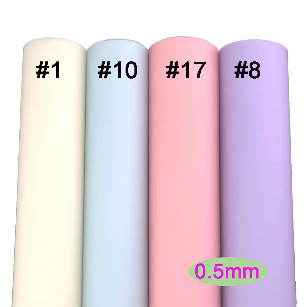 30x130cm Roll 0.5mm Jelly Solid Colored Translucent PVC Soft Plastic Vinyl Film for Making Bag Shoe Garment DIY BH030