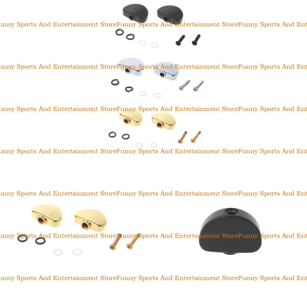 

C4DE Big Semicircle Guitar Tuning Pegs Tuners Machine Heads Buttons Knobs Handle