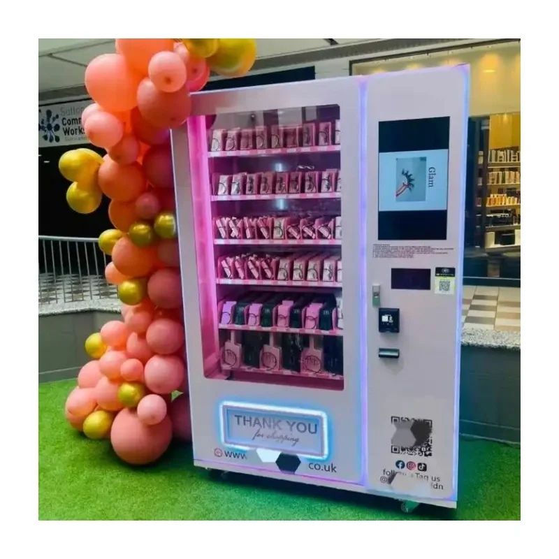 

customized Eyelash Beauty Vending Machine Maquina Expendedora Card Payment Trading Card Vending Machines 1 Year Warrant