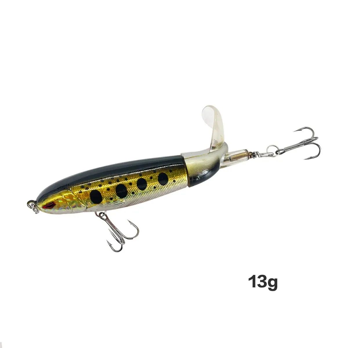 13G/15G/35G Topwater Visaas Kanjer Popper Kunstmatige Aas Harde Plopper Zacht Roterende Staart Visgerei Aas