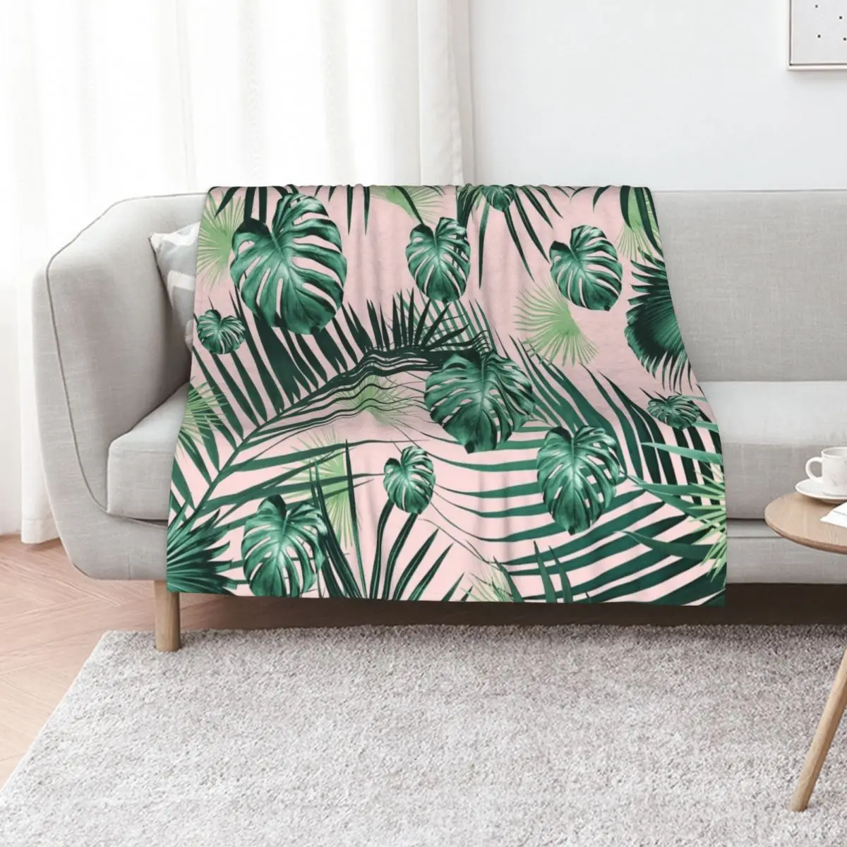 

Tropical Jungle Leaves Garden #2 #tropical #decor #art Throw Blanket Winter beds Bed linens Hairy Beautifuls Blankets