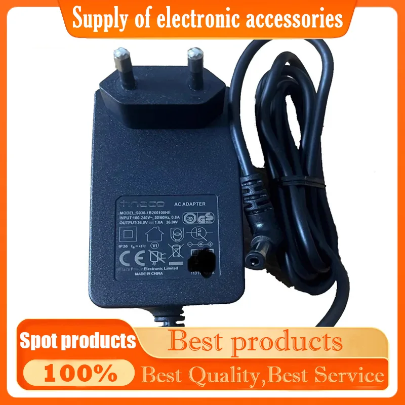 

Оригинальное зарядное устройство для мойки пола 26V1A 26W S030-1B 260100 Адаптер питания HE