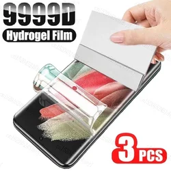 3Pcs Hydrogel Film For Tecno Spark 20 20C 10 10C Go 2023 Pro Screen Protector Tecno Pop 7 8 Pova 5 Neo 3 Camon 20 Premier Pro 5G