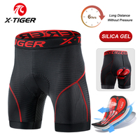 X-TIGER Men's Cycling Shorts Gel Pad Breathable Non-slip Shock-Absorbing Bicycle Underpant Pro MTB Road Bike Cycling Shorts