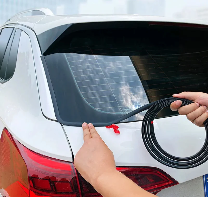 V-förmige Auto-Gummidichtung, hohle Glasfensterkante, Dichtungsstreifen, Aufkleber, automatische Dichtungsstreifen, Windschutzscheiben-Gummidichtung – Detail 7