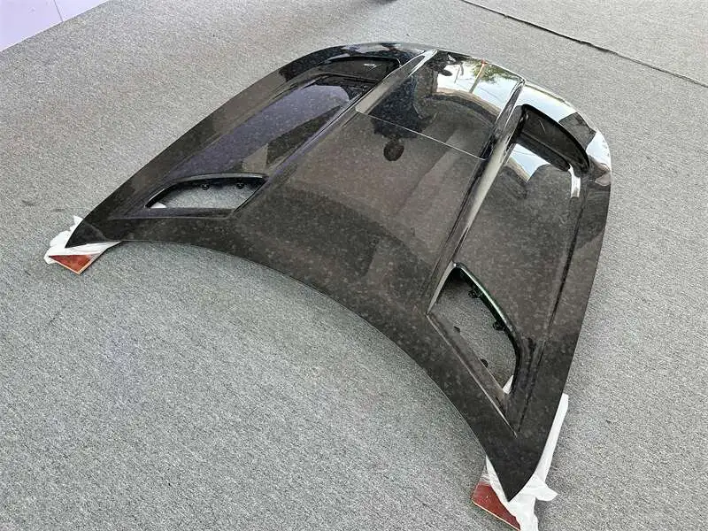 Black Series Style Car Dry Forged Carbon Fiber Bonnet Hood for Mercedes Benz AMG GT GTC GTS 2015-2018 Carbon Car Body Kits Parts