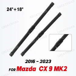 Spazzole tergicristallo anteriore LHD per Mazda CX-9 CX9 MK2 2016 - 2023 spazzole antipioggia per parabrezza parabrezza 24 