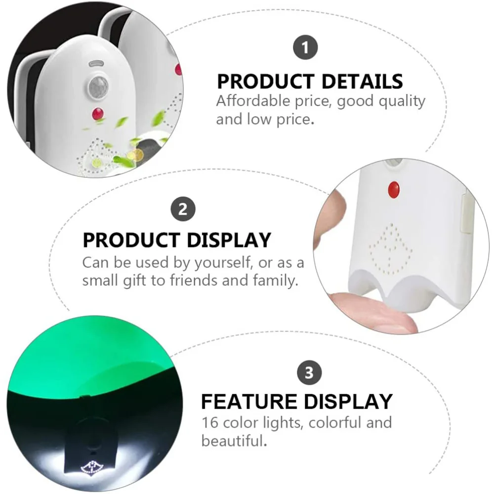 16 Colors Toilet Night Light PIR Motion Sensor Toilet Seat Light Waterproof USB Rechargeable WC Backlight For Bathroom Washroom