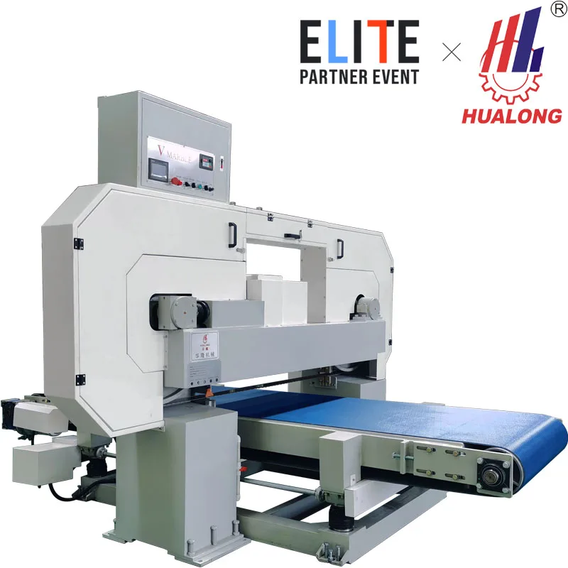 Hualong Stonemachinery Stone Band Saw Composited Marble Thin Slab Cutter Splitter Splitting Cutting Machine for Sale