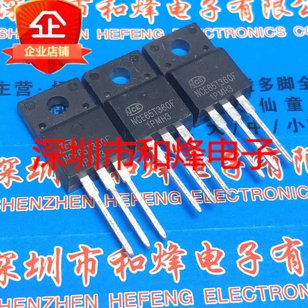 5PCS-10PCS NCE65T360F  TO-220F 650V/11.5A N On Stock  New And Origjnal