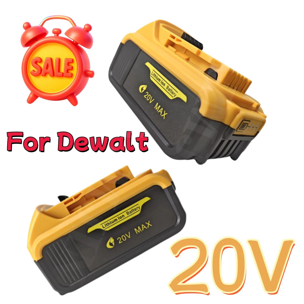 

20Volt MAX Power Tools Lithium Batteries for Dewalt 20V 6000mAh Replaceable Li-ion Battery Compatible