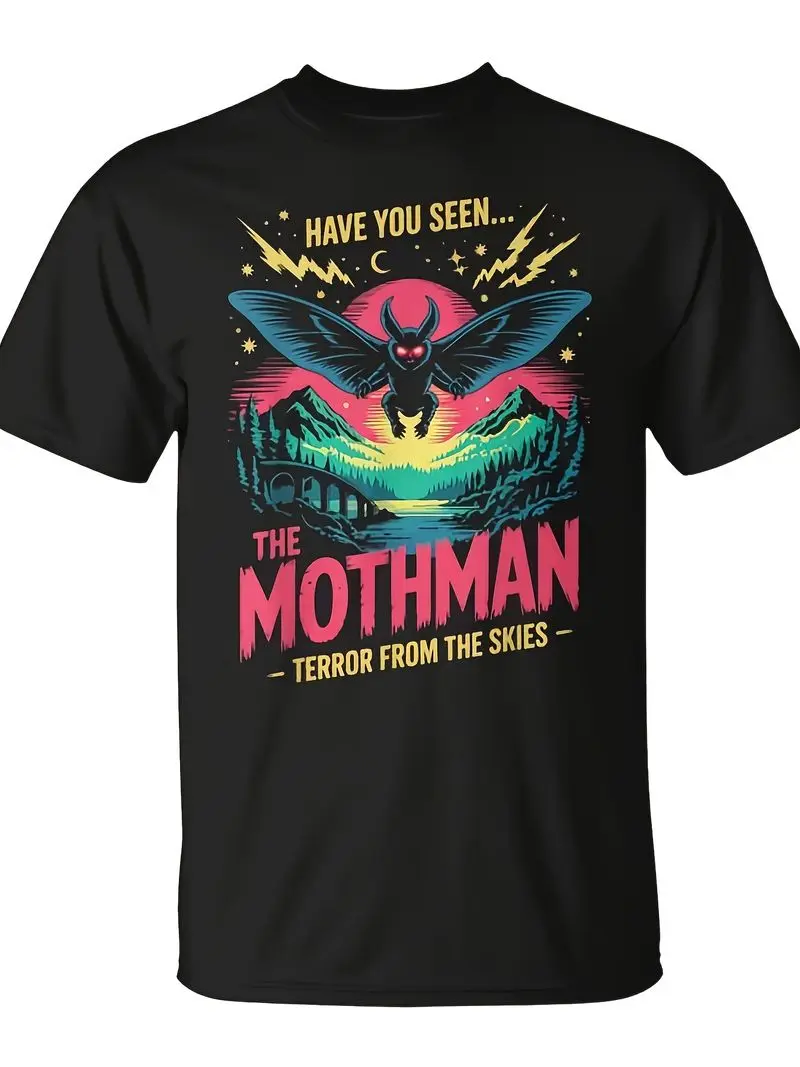 Have You Seen The Mothman Terror From The Skies T-Shirt Fashion Lovers Playful Design Comfortable Stretchy Fit Machine Washable