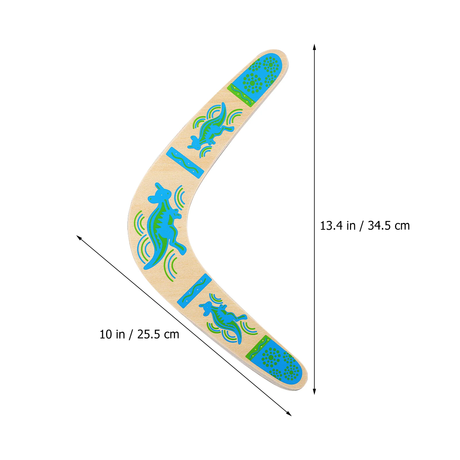 Voos boomerang de madeira 32 5cm de largura, voo estável de madeira, brinquedos voadores leves para crianças, esportes voadores ao ar livre