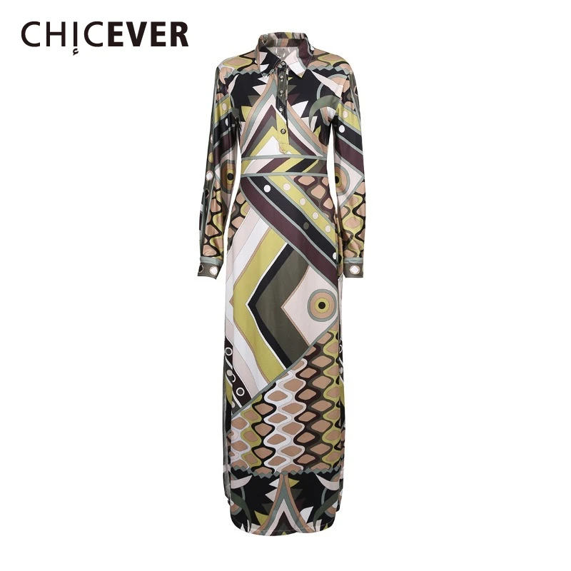 CHICEVER-Robe Longue Amincissante à Manches sulfpour Femme, Vêtement avec lèvent Épissés, Taille Haute, Chic, Design, Nouvelle Collection