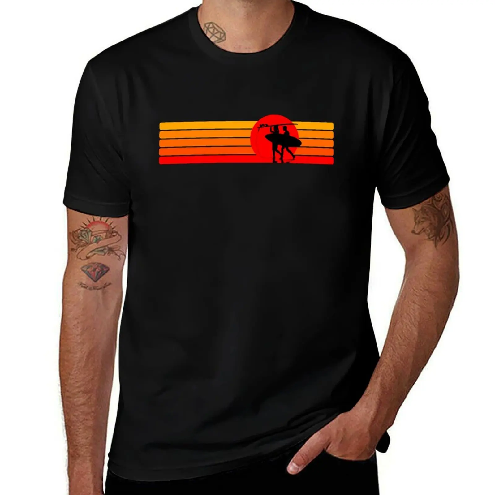 

Surfers in the Morning T-Shirt Luxury man custom t-shirts shirts graphic tees sweat shirts, men