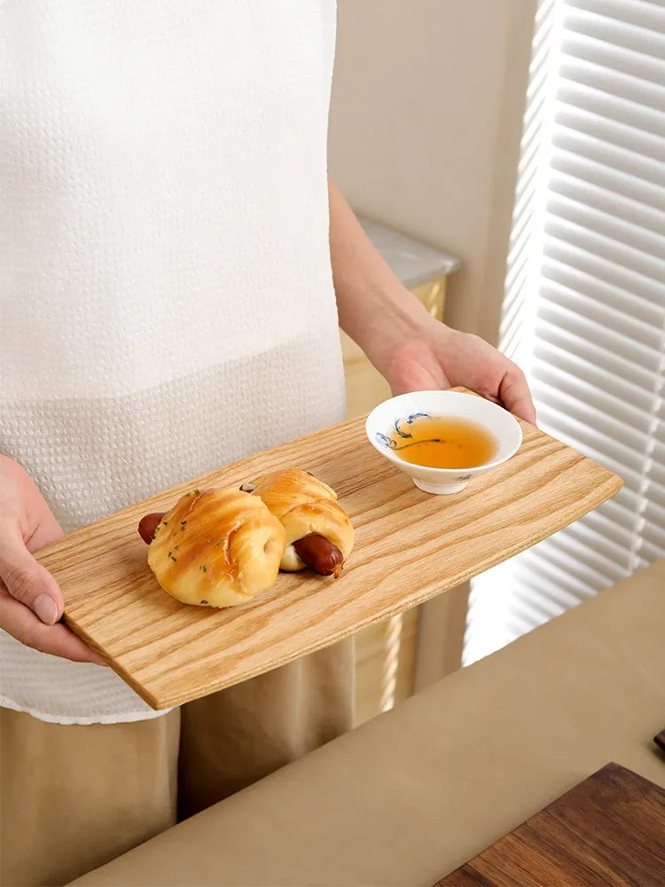 Picture 5: Wooden tray North American black walnut wooden tea tray Exquisite rectangular dinner Dim sum Solid wood coffee tray