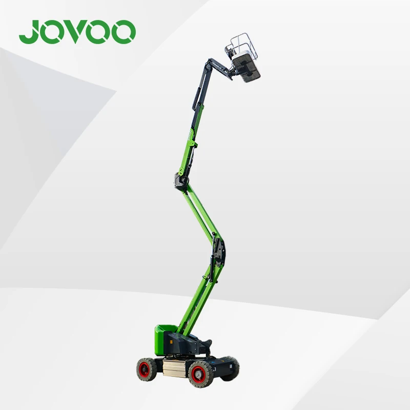 JOVOO 12m-22m Electric/Diesel Articulating Self-Propelled Boom Lift Aerial Work Platform Telescopic Cherry Picker For Sale